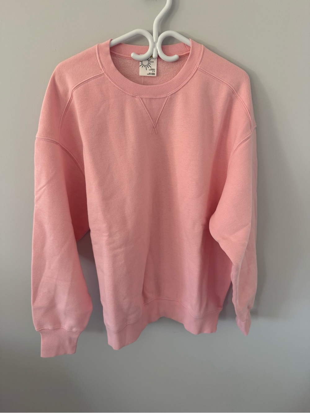 aerie Women’s Light Pink Crewneck Sweatshirt